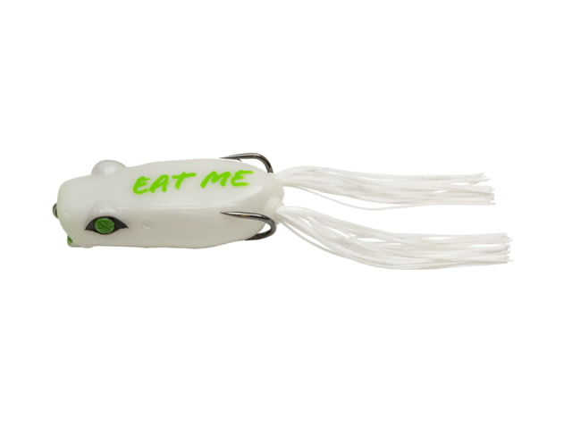 Googan Squad Poppin' Filthy Frog Hollow Body Bait 2 1/2in 5/8 oz White