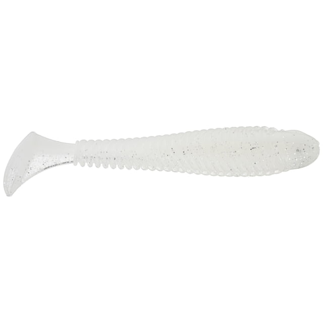 Googan Squad Saucy Swimmer 2.8in White Pearl Shad