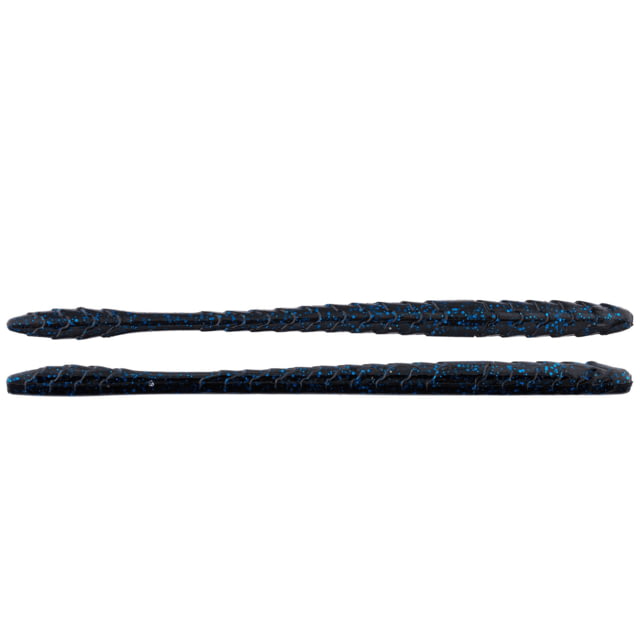 Googan Squad Slim Shake Worm 6.5in Black Blue Flake
