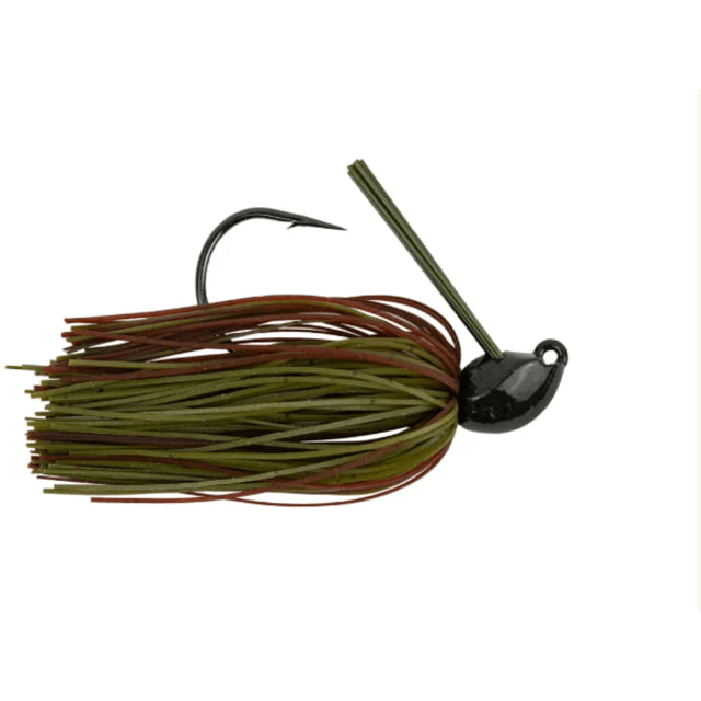 Googan Squad Thicc Skirted Jig 3/4 oz 6/0 Hook Green Pumpkin