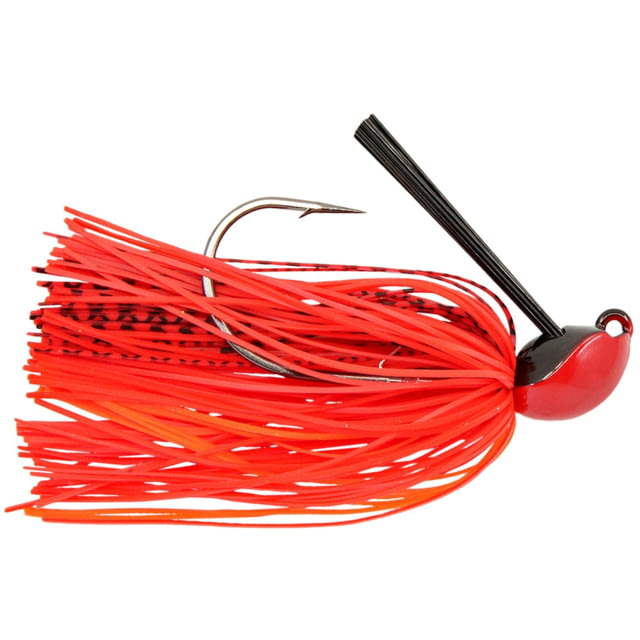 Googan Squad Thicc Skirted Jig 3/8 oz 5/0 Hook Flamin' Hot
