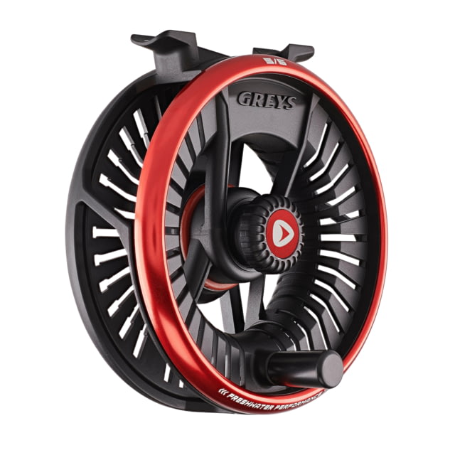 Greys Tail Fly Reel 1.0/1 Right/Left 5/6 Black/Red