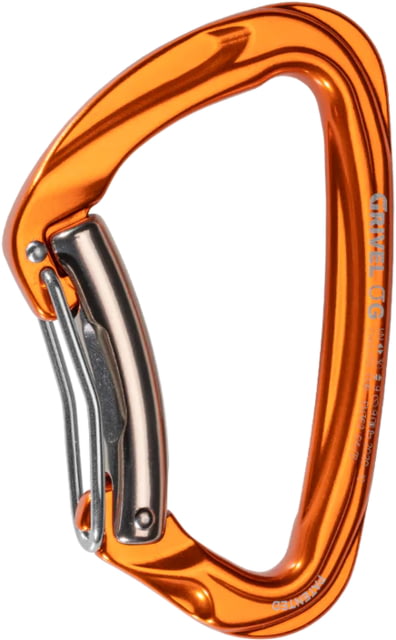 Grivel Sigma Twin Gate Carabiner Orange/Silver 389437