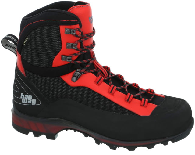 Hanwag Ferrata II GTX Mountaineering Boot- Men's Black/Red Medium 9.5 US