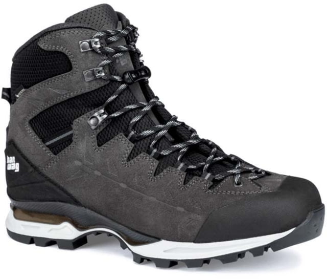 Hanwag Makra Trek GTX Shoes - Men's 11 US Asphalt/Light Grey
