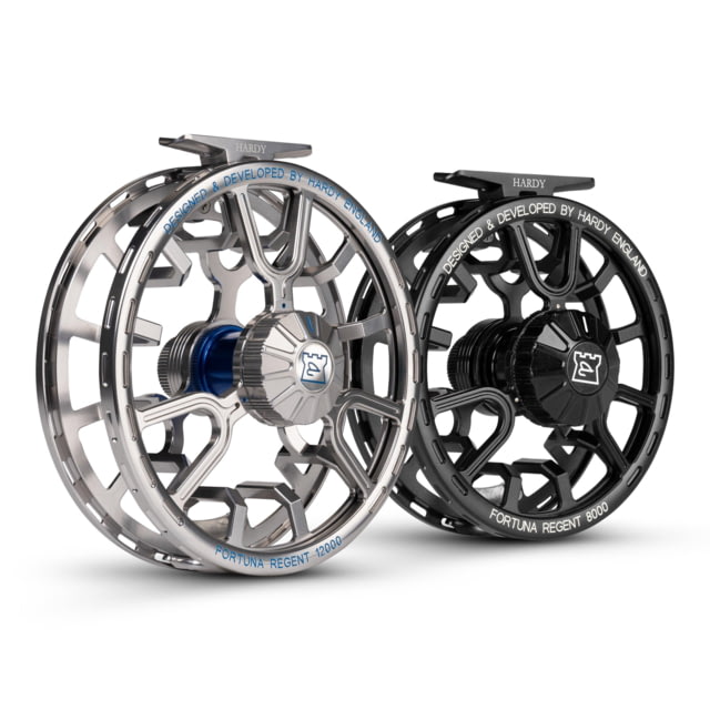 Hardy Fortuna Regent Fly Reel 1.0/1 Right/Left 8000 Grey Silver