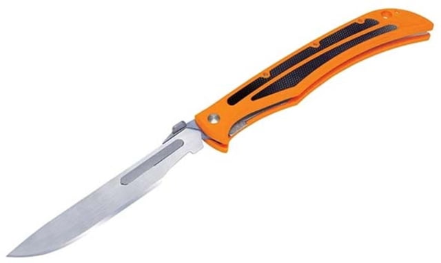 Havalon Baracuta-Blaze Folding Knife Clam Pack Orange/Black