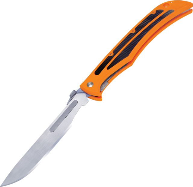 Havalon Baracuta-Blaze Folding Knife Clampack Orange/Black