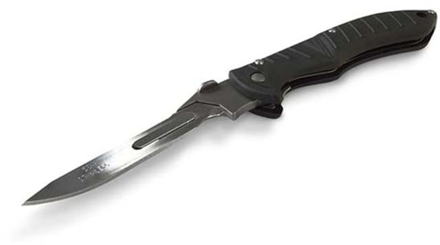 Havalon Forge Folding Knife Clam Pack Black