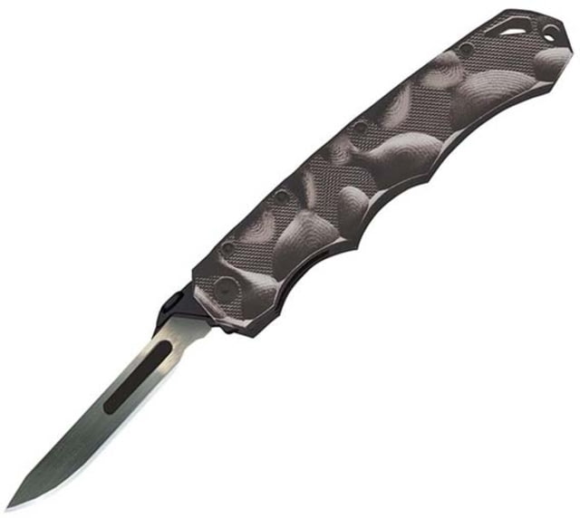 Havalon Piranta-Stag Folding Knife Clam Pack Black