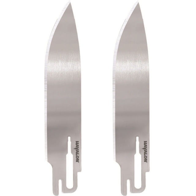 Havalon Talon Hunt Partially Serrated Blade 3in Silver 2-Pack