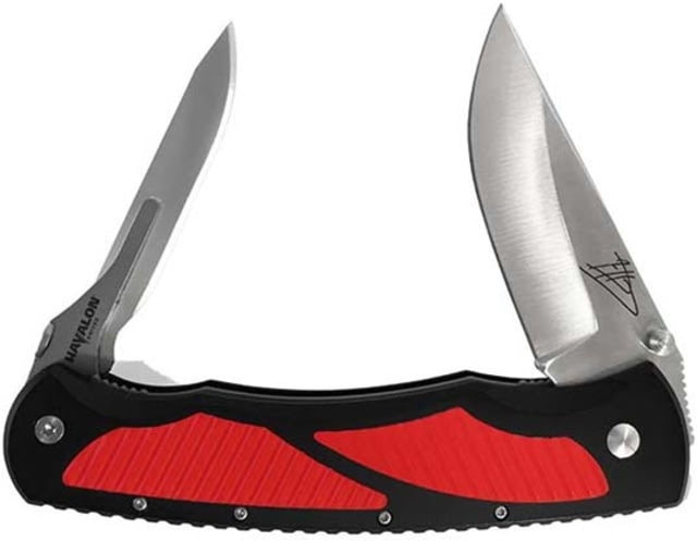 Havalon Titan Jim Shockey Signature Series Folding Knife Clam Pack Black/Red