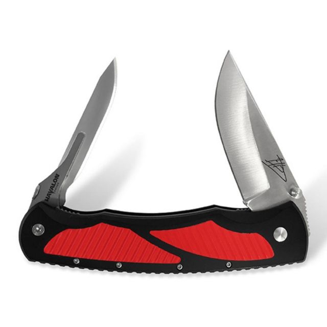 Havalon Titan Jim Shockey Signature Series Folding Knife Clampack Black/Red