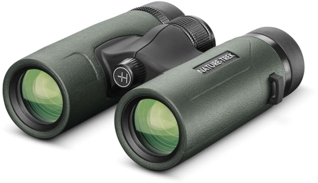 Hawke Sport Optics Nature Trek 8x32mm Roof Prism Binoculars Rubber Green
