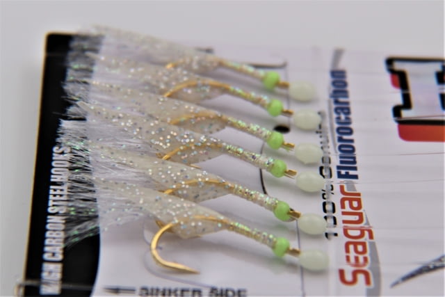 Hayabusa Silver Fish Skin 6-Hook Sabiki Rig 1Pc Size 12