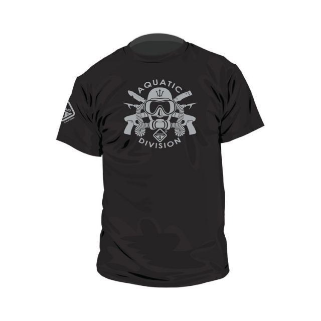Hazard 4 Aquatic Division Cotton T-Shirt - Mens Black Extra Small