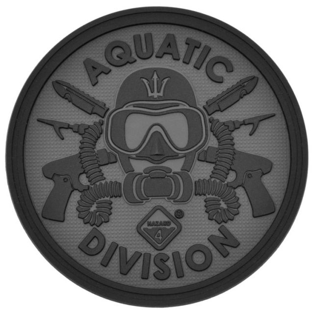 Hazard 4 Aquatic Division Patch Black One Size