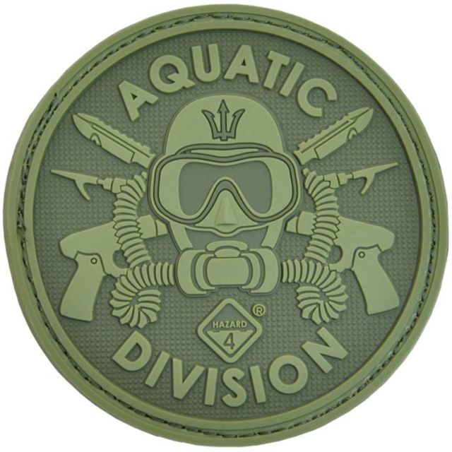 Hazard 4 Aquatic Division Patch OD Green One Size