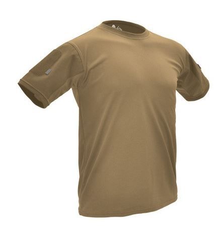 Hazard 4 Battle-T Quickdry Patch T-Shirt - Mens Coyote Medium