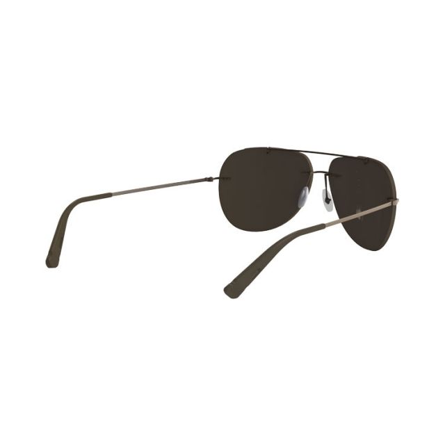 Hazard 4 Cluster Frameless Aviator Regular Sunglasses Coyote