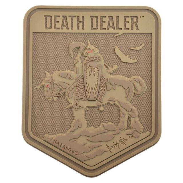 Hazard 4 Death Dealer by Frank Frazetta Patch Coyote One Size