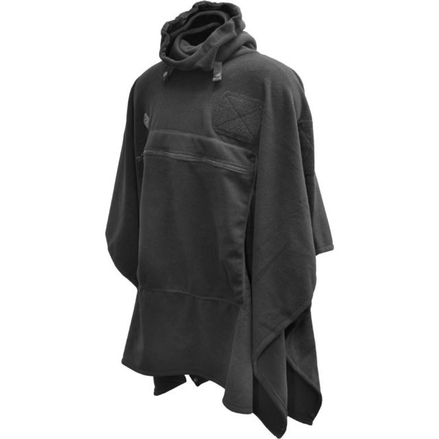 Hazard 4 Fleece Poncho Black