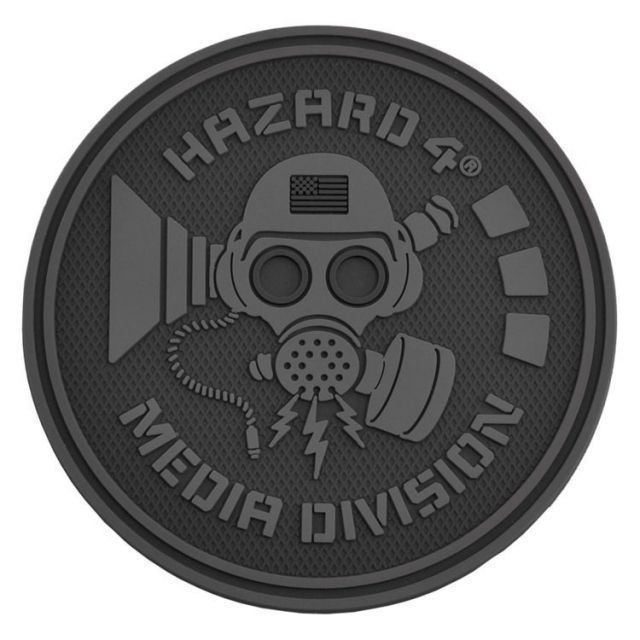 Hazard 4 Media Division Patch Black One Size