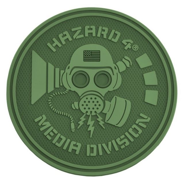 Hazard 4 Media Division Patch OD Green One Size