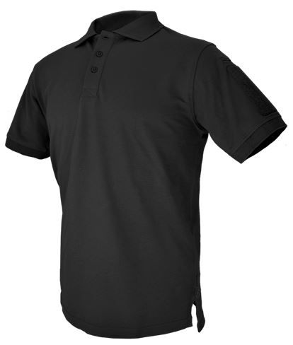 Hazard 4 QuickDry Undervest Plain Front Polo - Men's Black 2XL