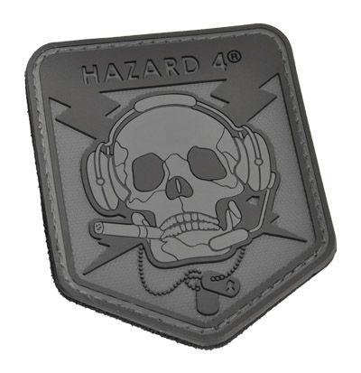 Hazard 4 Spec Op Skull Patch Black One Size