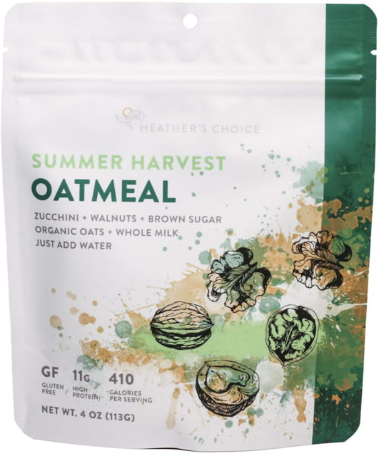 Heather's Choice Summer Harvest Oatmeal Food Dehydrated 113g Gluten Free Summer Harvest Oatmeal