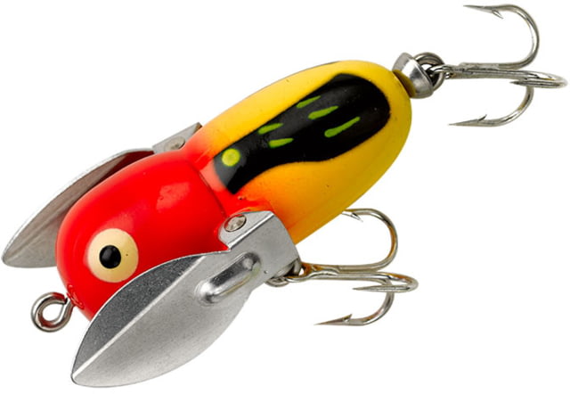 Heddon Crazy Crawler Topwater Fishing Lure 1 3/4in Yellow Hornet