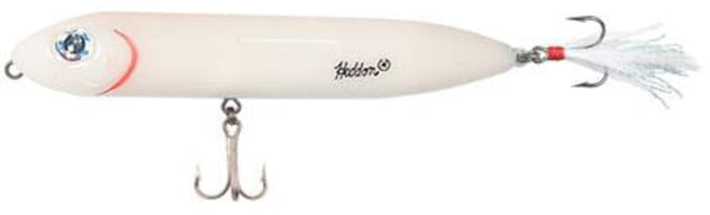 Heddon Feather Super Spook Jr Topwater Walking Bait 3.5in 1/2 oz Bone