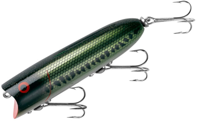 Heddon Heddon Lucky 13 Topwater Popper 3-3/4in 5/8 oz Baby Bass Red Gill