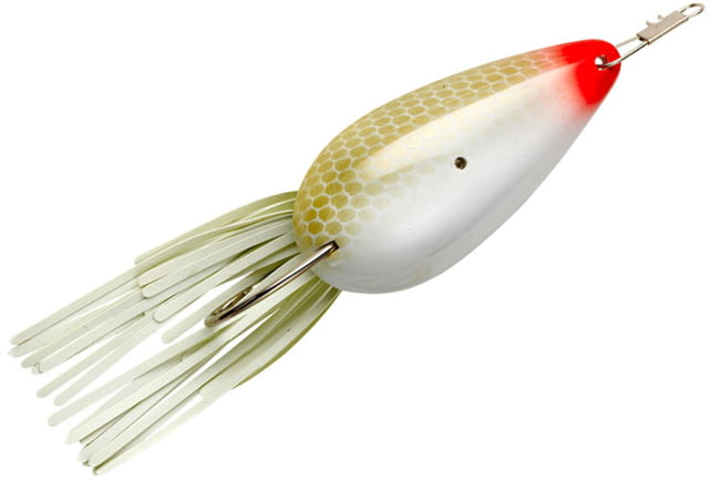 Heddon Moss Boss Spoon 3in White Scaled