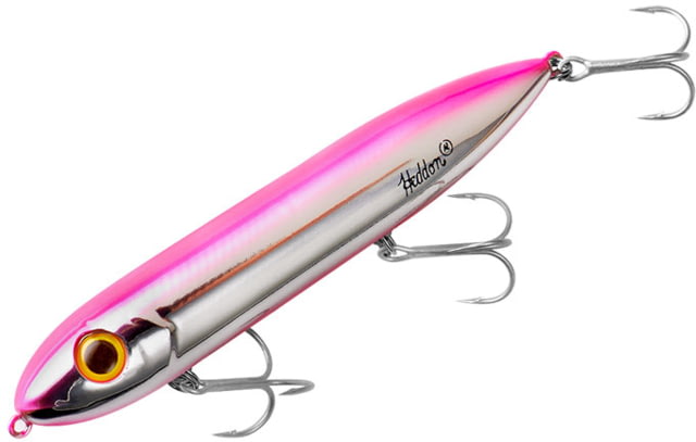 Heddon Super Spook Topwater Walking Bait 5in 7/8oz Chrome/Pink