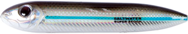 Heddon Super Spook Topwater Walking Bait 5in 7/8oz Silver Mullet