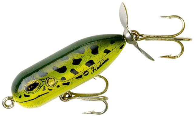 Heddon Teeny Torpedo Topwater Fishing Lure 1.5in 1/8 oz Leopard Frog