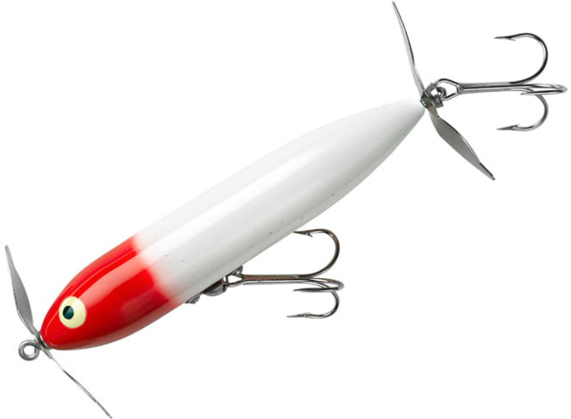Heddon Wounded Zara Spook Topwater Walking Bait 3.5in 1/2 oz Red Head