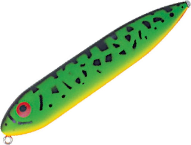 Heddon Zara Puppy Topwater Walking Bait 3in 1/4 oz Fluorescent Green Crawdad