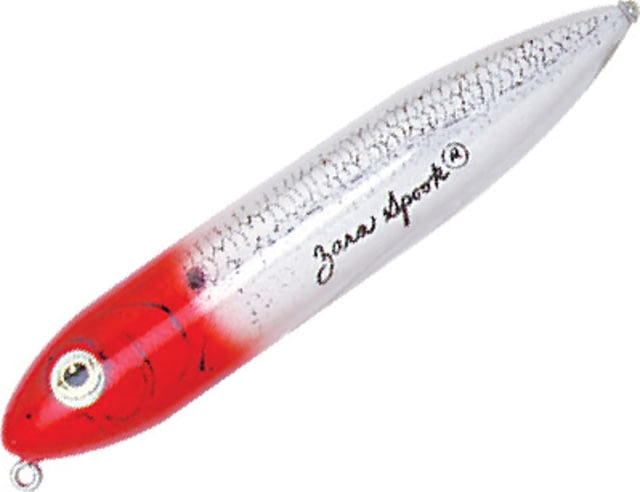 Heddon Zara Puppy Topwater Walking Bait 3in 1/4 oz G-Finish Pearl/Red Head