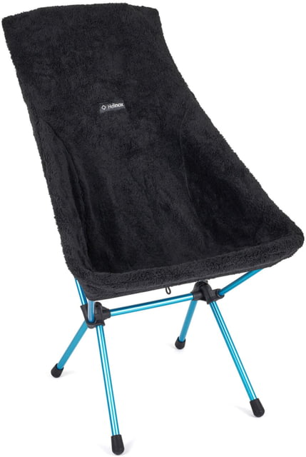 Helinox High-Back Seat Warmer Sunset/Beach Chair Black Fleece