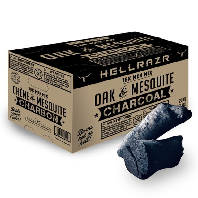 OPMOD HellRazr Tex Mex Mix Oak/Mesquite Charcoal 20 lbs Box