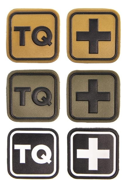 High Speed Gear Medical Patch TQ - 6 Pack Black/Coyote Brown/Olive Drab