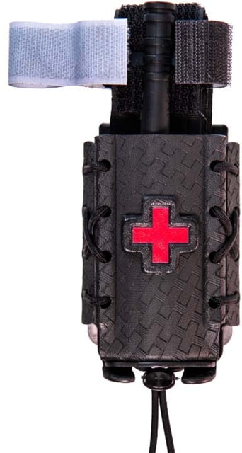 High Speed Gear Slick Tourniquet Taco U-Mount Pouch Basket Weave - BK