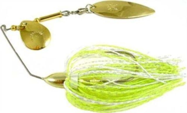 Hildebrandt Okeechobee Special Spinnerbait 4/0 Hook 1/2oz 1 Piece Chartreuse & White With Gold Blade
