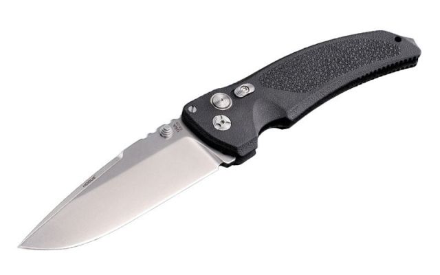 Hogue Hogue EX-03 4in Folder Drop Point Blade Tumble Finish Polymer Frame - Matte Black
