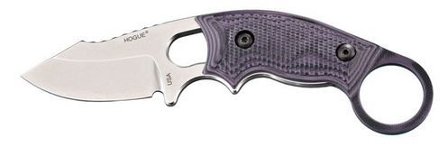 Hogue EX-F03 Clip Point Blade 2.25in. G10 G-Mascus Purple Scales 6.5in. OAL 2 Black Sheath Combo