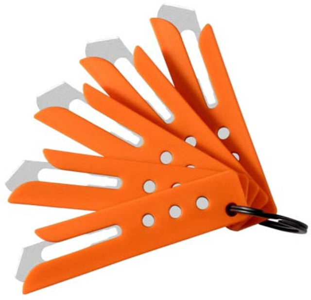 Hogue Expel Blade Guard Orange Nylon High Carbon Steel Blade 5 Guards & 1 Key Ring 167674