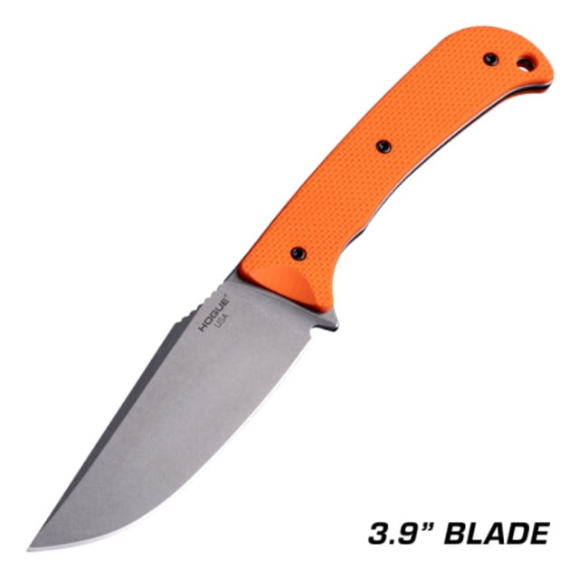 Hogue Extrak XL Fixed Blade Knife 3.9 in Blade CPM M4 Plain Blaze Orange